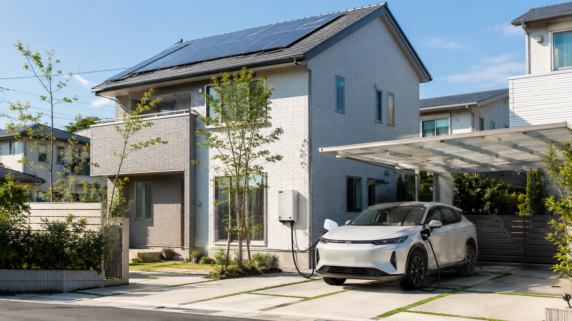 太陽光発電を設置した戸建て住宅でEVとV2Hを導入する前のエネルギー利用状況